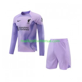 Maillot/Tenue Liverpool Gardien Enfant Domicile 2022/2023 Manche Longue